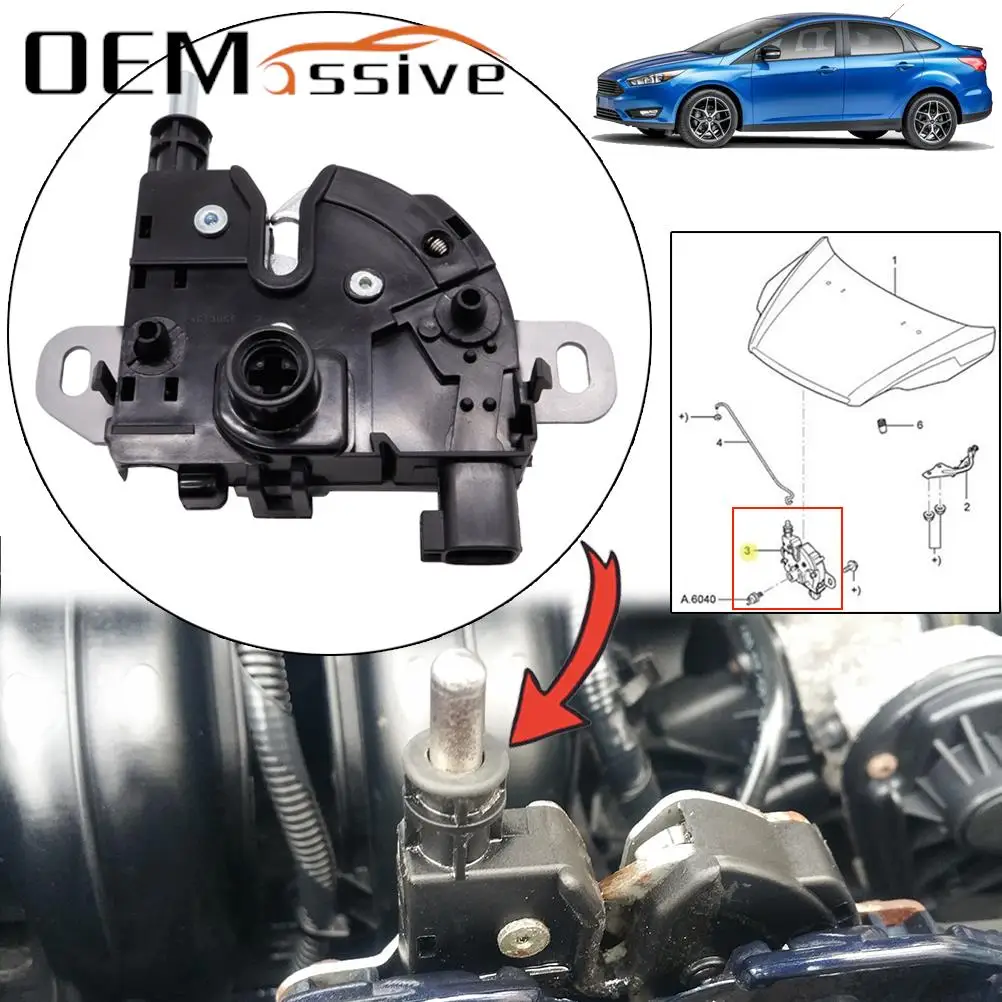For Ford Focus Kuga C-Max Car Front Engine Hood Bonnet Lock Latch Actuator Mechanism OE# 3M5116700AC 3M5116700BC Car Replacement
For Ford Focus Kuga C-Max Car Front Engine Hood Bonnet Lock Latch Actuator Mechanism OE# 3M5116700AC 3M5116700BC Car Replacement