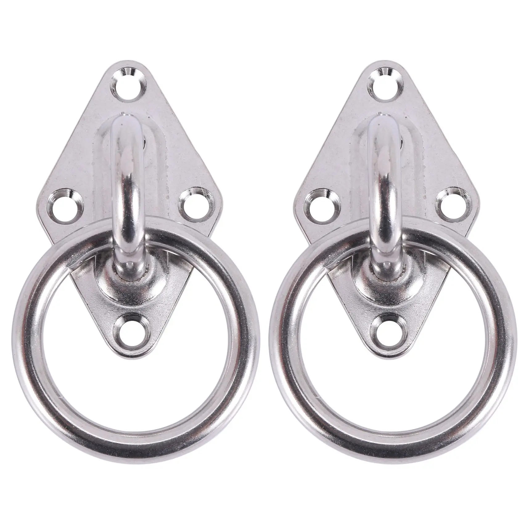 2X 80Mmx50Mm Mounting Hook For Wall Or Ceiling With Round Ring Stainless Steel - Bracket / Attachment
2X 80Mmx50Mm Mounting Hook For Wall Or Ceiling With Round Ring Stainless Steel - Bracket / Attachment