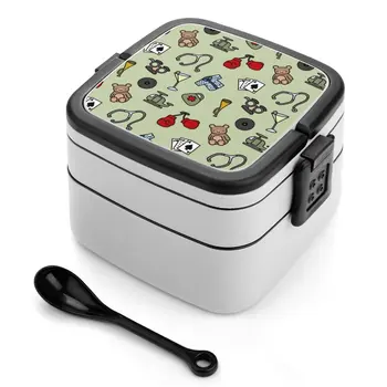 And Medicine Bento Box New Student Camping Lunch Dinner Lunch Boxes M A S H 70S Old Tv Mash Korea Korean War 4077 4077Th Mash