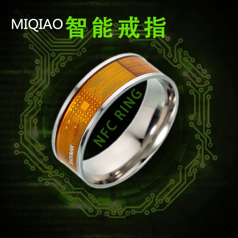 Miqiao new NFC multi function smart ring finger smart wearable finger digital ring connected to Android mobile device ring
Miqiao new NFC multi function smart ring finger smart wearable finger digital ring connected to Android mobile device ring