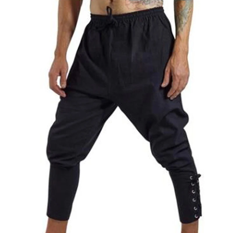 Men's Casual Prince Pants Solid Stage Knight Trousers Men Bandage Pirate Trousers Medieval Cos Costume Male Trousers Clothing
Men's Casual Prince Pants Solid Stage Knight Trousers Men Bandage Pirate Trousers Medieval Cos Costume Male Trousers Clothing
