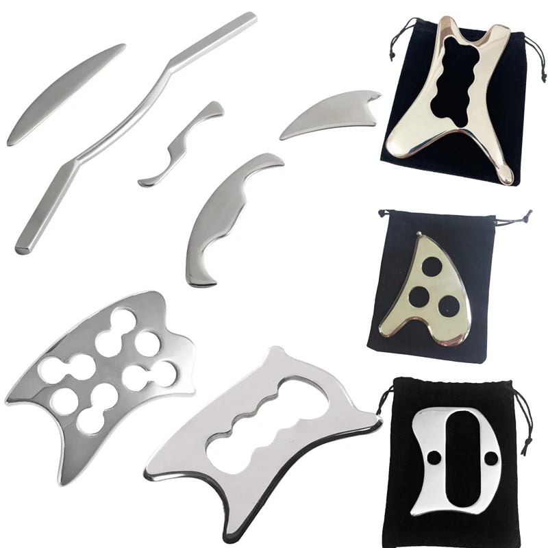 Stainless Steel IASTM Therapy Massage Tools Deep Tissue Massager Guasha Fascia Recovery Muscle Relaxation Gua Sha Scraping Board
Stainless Steel IASTM Therapy Massage Tools Deep Tissue Massager Guasha Fascia Recovery Muscle Relaxation Gua Sha Scraping Board