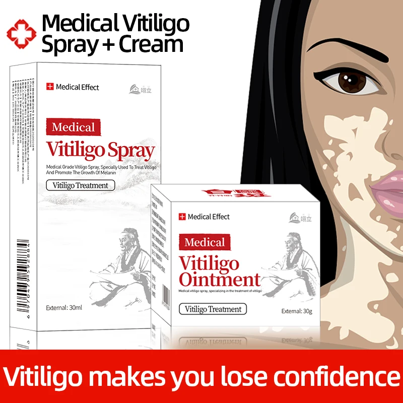 30ml Vitiligo Repair Spray And 30g White Spot Antibacterial Cream Skin Vitiligo Leukoplakia Disease Treatment
30ml Vitiligo Repair Spray And 30g White Spot Antibacterial Cream Skin Vitiligo Leukoplakia Disease Treatment