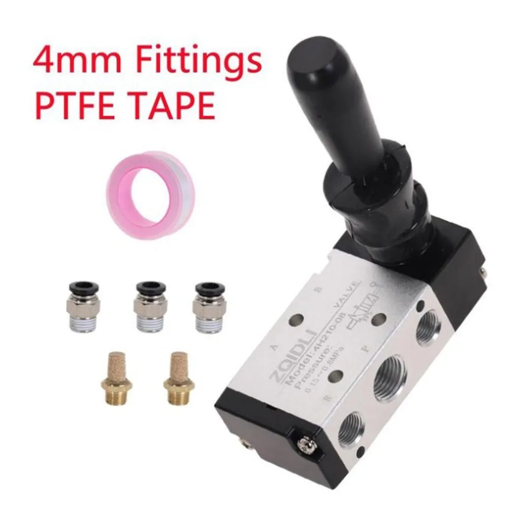 Way Pneumatic Valve 4H210-08 5/2 Connector Control Hand Lever Manual Muffler Operated Quick Ring Rubber Fittings
Way Pneumatic Valve 4H210-08 5/2 Connector Control Hand Lever Manual Muffler Operated Quick Ring Rubber Fittings