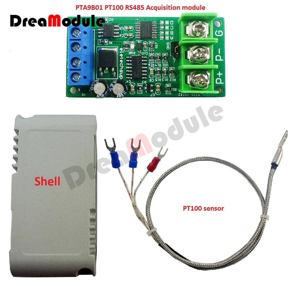 Преобразователь RTD DC 12 В PT100, RS485 датчик температуры Modbus Rtu PTA9B01 PT100, датчик модуля, водонепроницаемый и высокотемпературный датчик
Преобразователь RTD DC 12 В PT100, RS485 датчик температуры Modbus Rtu PTA9B01 PT100, датчик модуля, водонепроницаемый и высокотемпературный датчик