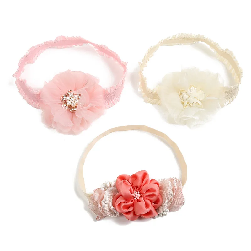 3 PCS Newborn Pearl Chiffon Flower Nylon Hairbands Children's Headwear Baby Headband Wholesale Kids toddler Accessories In Girls
3 PCS Newborn Pearl Chiffon Flower Nylon Hairbands Children's Headwear Baby Headband Wholesale Kids toddler Accessories In Girls