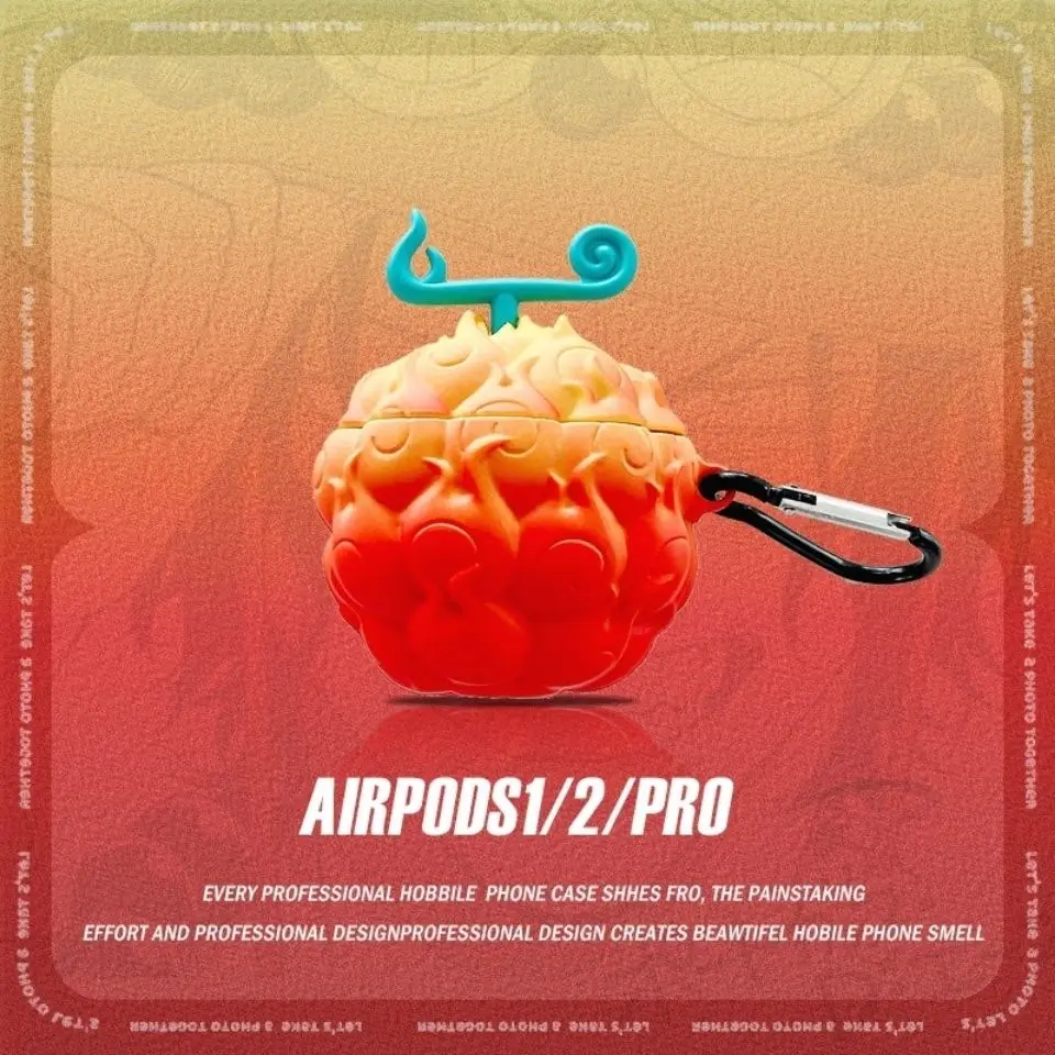 Силиконовый мягкий защитный чехол ONE PIECE Flame-Flame Fruit для Airpods 1/2 Pro 3
Силиконовый мягкий защитный чехол ONE PIECE Flame-Flame Fruit для Airpods 1/2 Pro 3