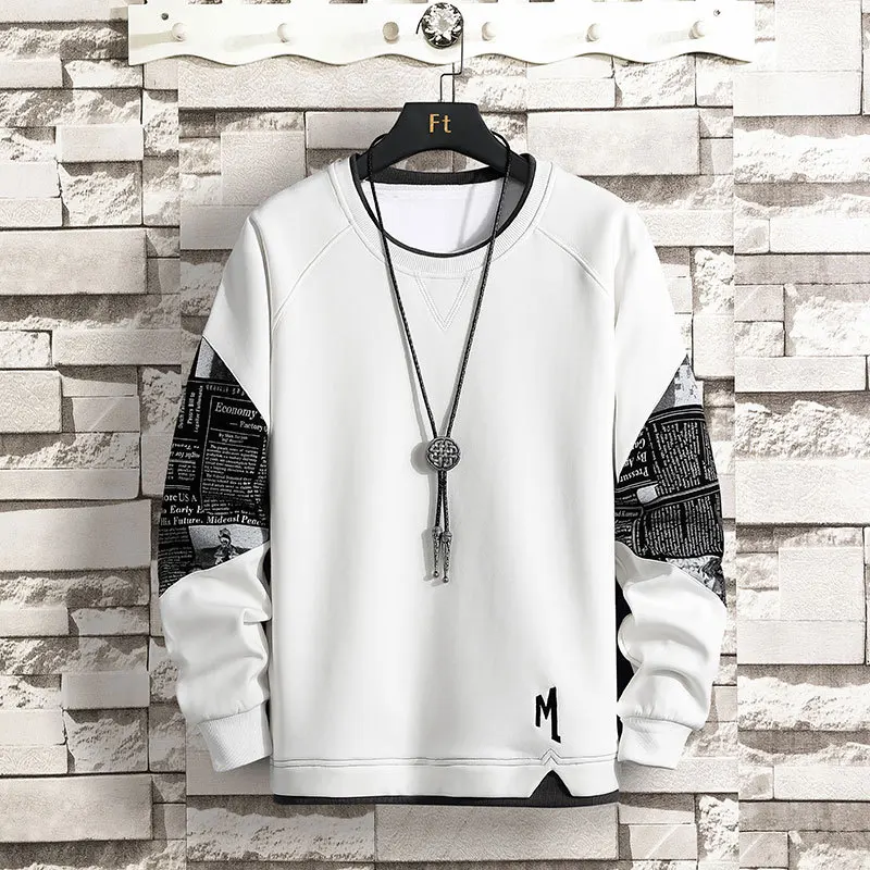 Свитшот мужской с круглым вырезом, Повседневная Свободная уличная одежда для подростков, большие размеры, весна-осень 2022
Свитшот мужской с круглым вырезом, Повседневная Свободная уличная одежда для подростков, большие размеры, весна-осень 2022