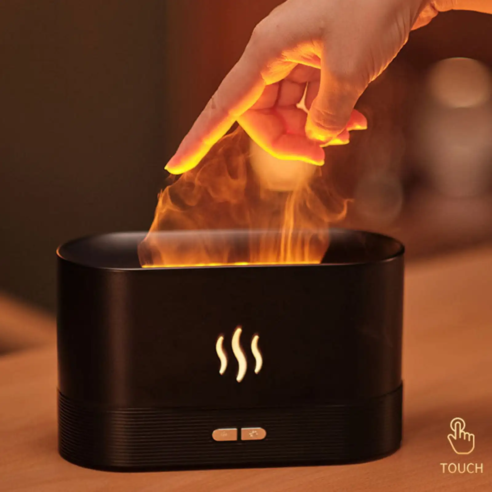 USB Essential Oil Diffuser Simulation Flame Ultrasonic Humidifier Home Office Air Freshener Fragrance Sooth Sleep Atomizer
USB Essential Oil Diffuser Simulation Flame Ultrasonic Humidifier Home Office Air Freshener Fragrance Sooth Sleep Atomizer