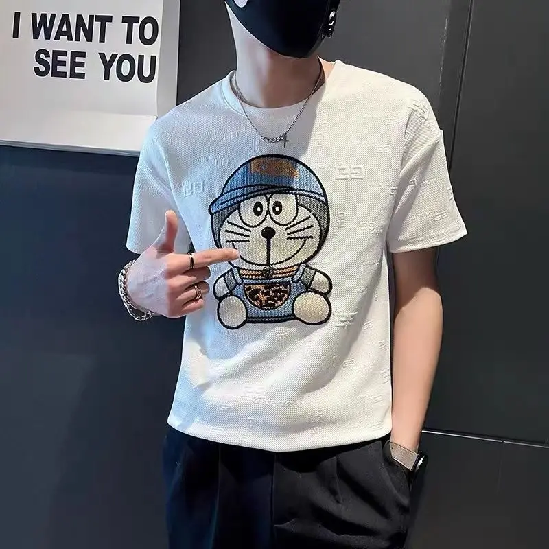 2023 Summer Short -sleeved T -shirt Male Slim -sleeve Trend Cartoon Tide Brand Versatile Ins Piration
2023 Summer Short -sleeved T -shirt Male Slim -sleeve Trend Cartoon Tide Brand Versatile Ins Piration