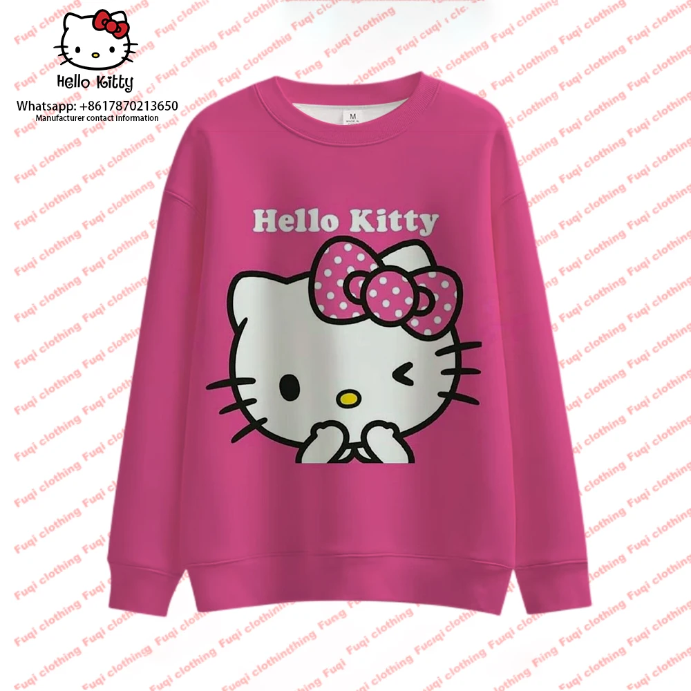 Женская толстовка с длинным рукавом и круглым вырезом, свободного покроя
Женская толстовка с длинным рукавом и круглым вырезом, свободного покроя