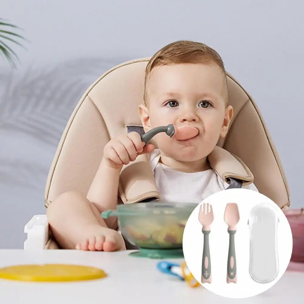 1 Set Spoon Fork Set Convenient with Storage Box Reusable for Kids Baby Utensils Set Infant Tableware Kit
1 Set Spoon Fork Set Convenient with Storage Box Reusable for Kids Baby Utensils Set Infant Tableware Kit