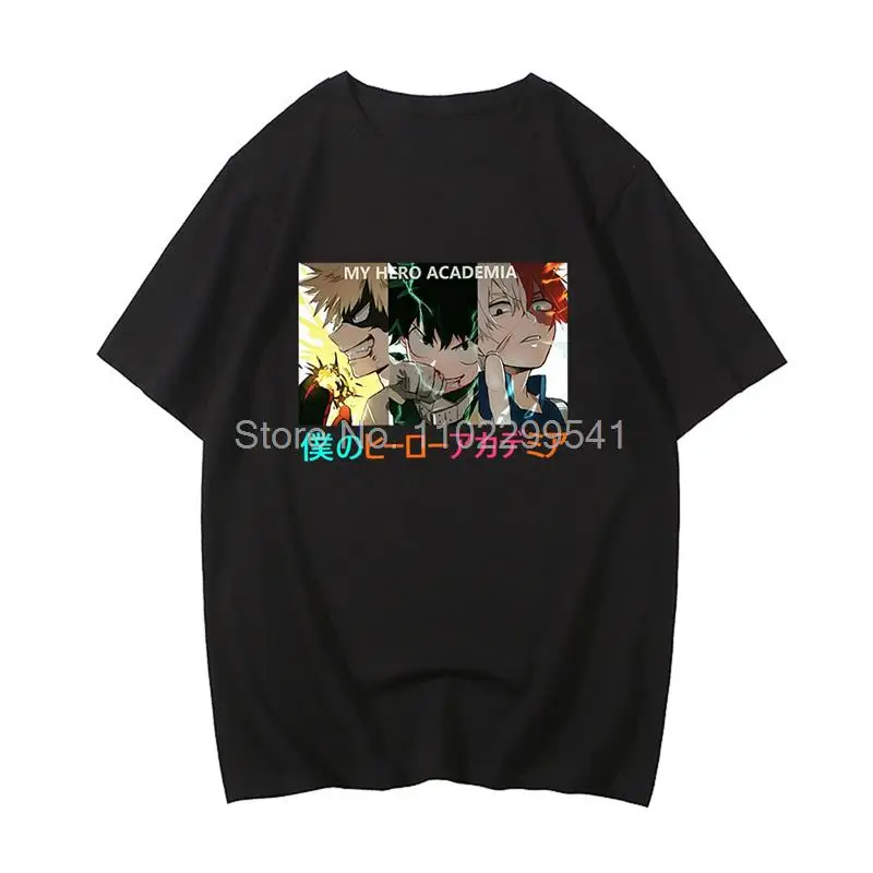 Shoto Todoroki My Hero Academia Bakugou Deku T-Shirt Anime Graphic Tshirt Women Streetwear T shirt Cotton Summer T shirt
Shoto Todoroki My Hero Academia Bakugou Deku T-Shirt Anime Graphic Tshirt Women Streetwear T shirt Cotton Summer T shirt