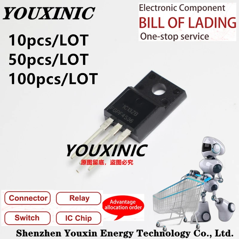 YOUXINIC 100% новый импортный оригинальный FGPF4536YDTU FGPF4536 4536 TO-220F LCD TV плазменный транзистор
YOUXINIC 100% новый импортный оригинальный FGPF4536YDTU FGPF4536 4536 TO-220F LCD TV плазменный транзистор