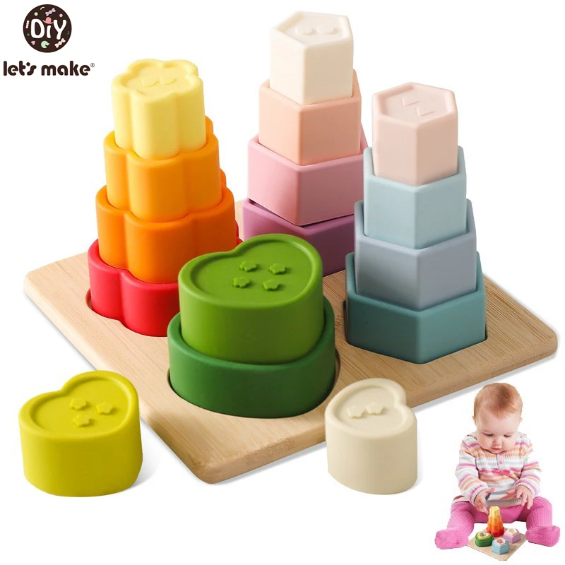 Let's make Silicone Geometric Shapes Montessori Puzzle Math Bricks Early Learning Educational Games Silicone Blocks Building Toy
Let's make Silicone Geometric Shapes Montessori Puzzle Math Bricks Early Learning Educational Games Silicone Blocks Building Toy