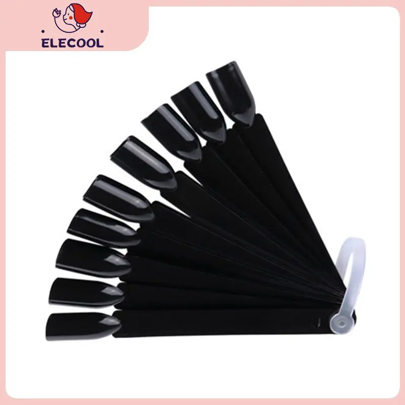 White Clear Black False Nail Tips Display Board Fan Shaped Polish Color Card Manicure Nail Art Practice Show Display Tools
White Clear Black False Nail Tips Display Board Fan Shaped Polish Color Card Manicure Nail Art Practice Show Display Tools