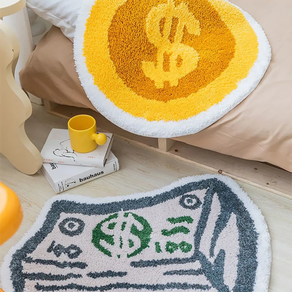Creative Dollar Design Welcome Door Mat Plush Absorbent Non-Slip Rug for Room Decoration Bedroom Bedside Bathroom Carpet
Creative Dollar Design Welcome Door Mat Plush Absorbent Non-Slip Rug for Room Decoration Bedroom Bedside Bathroom Carpet