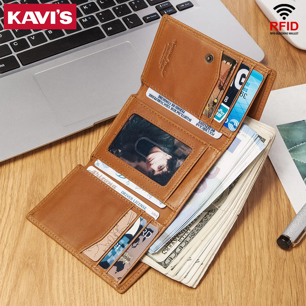 RFID Men's Genuine Leather Wallet with Zipper Coin Pocket Trifold Business Credit Card Holder Slim Luxury Male Cartera Hombre
RFID Men's Genuine Leather Wallet with Zipper Coin Pocket Trifold Business Credit Card Holder Slim Luxury Male Cartera Hombre