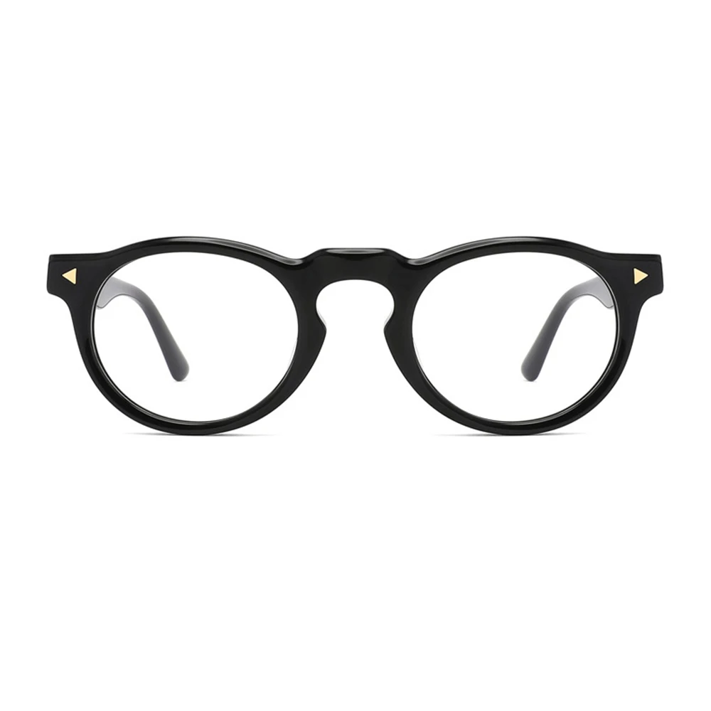 

Высококачественные ретро очки ручной работы с круглыми пружинными петлями, оптическая оправа, фотохромные очки для чтения при близорукости, линзы по рецепту