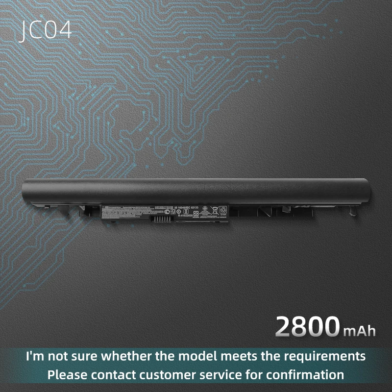 Аккумулятор JC04 для ноутбука HP Pavilion 17z JC03 JC03031XL JC04041XL HSTNN-DB8F IB7X 14g-bx001/002/003AX 14g-br001/002TU 14Q-bu100TX
Аккумулятор JC04 для ноутбука HP Pavilion 17z JC03 JC03031XL JC04041XL HSTNN-DB8F IB7X 14g-bx001/002/003AX 14g-br001/002TU 14Q-bu100TX