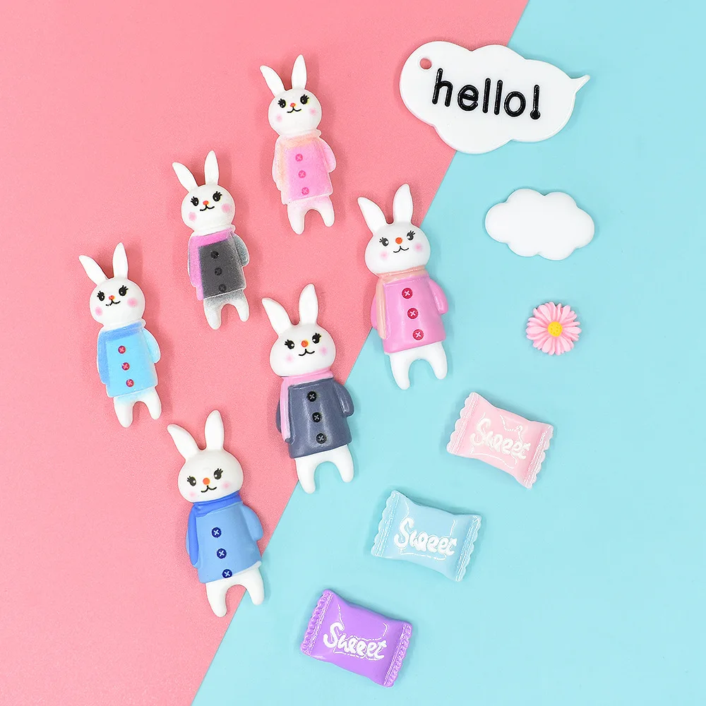 10pcs Resin Mini Macaroon Rabbit And Candy Miniature Accessories Flatback Charms Embellishment Craft Material Scrapbook Supplies
10pcs Resin Mini Macaroon Rabbit And Candy Miniature Accessories Flatback Charms Embellishment Craft Material Scrapbook Supplies