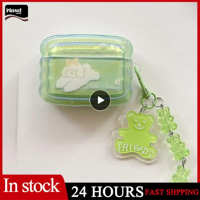 Light For Apple Earphone Case Wave Green Pendant Shockproof Green Headphone Cover Fashionable For Airpods Protective Sleeve
Light For Apple Earphone Case Wave Green Pendant Shockproof Green Headphone Cover Fashionable For Airpods Protective Sleeve