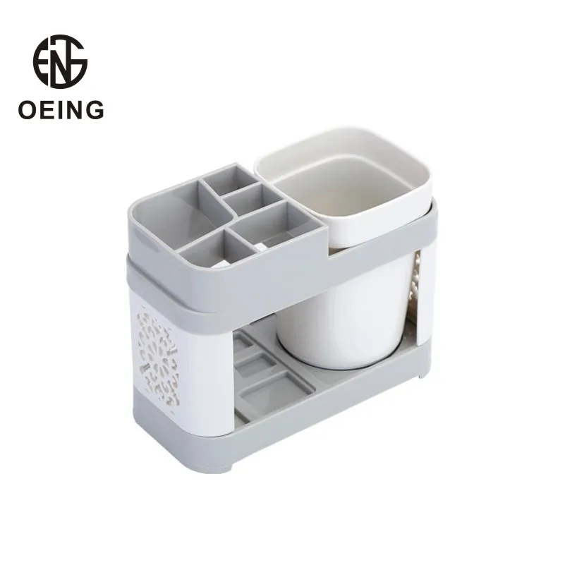 Bathroom Toothpaste Storage Rack Plastic Cup Holder Home Toothbrush Holder Bracket Bathroom Accessories Toothbrush Cup
Bathroom Toothpaste Storage Rack Plastic Cup Holder Home Toothbrush Holder Bracket Bathroom Accessories Toothbrush Cup