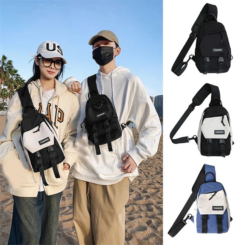 Stylish Simple Chest Bag Unisex Letter Crossbody Bags Nylon Bag Zipper Adjustable Shoulder Strap Couple Chest Bag
Stylish Simple Chest Bag Unisex Letter Crossbody Bags Nylon Bag Zipper Adjustable Shoulder Strap Couple Chest Bag