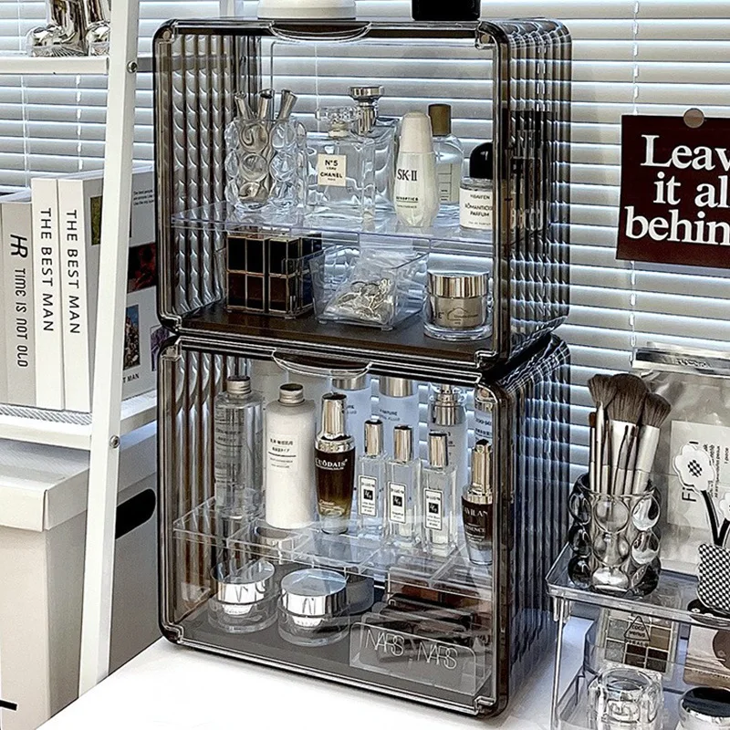 Light Luxury Makeup Organizer Dustproof Transparent Desktop Dressing Table Lipstick Skincare Perfume Storage Box Acrylic Shelf
Light Luxury Makeup Organizer Dustproof Transparent Desktop Dressing Table Lipstick Skincare Perfume Storage Box Acrylic Shelf