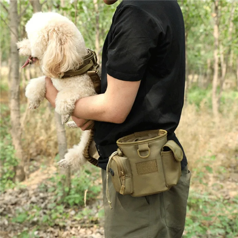 

Тактическая поясная Сумка Molle, военная сумка для охоты, обучения собак и щенков, сумка для лакомства, наживки, корма для питомцев