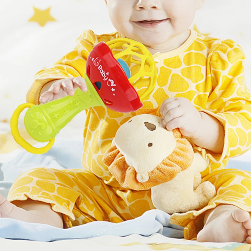 Детская погремушка из мягкой резины, может жевать, для новорожденных детей 0-1 лет, для раннего развития, головоломка для фитнеса, детская игр... 
Детская погремушка из мягкой резины, может жевать, для новорожденных детей 0-1 лет, для раннего развития, головоломка для фитнеса, детская игр...
