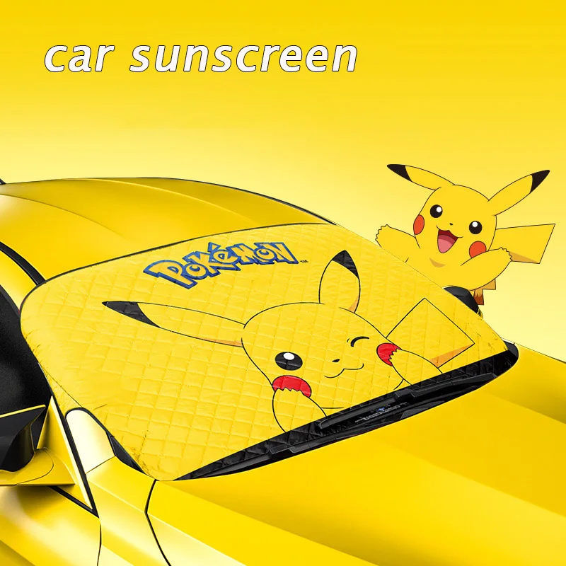 Pikachu Car Sunshade Sunscreen Sunscreen Heat Insulation Sunshade Car Front Windshield Sunshade Car Sunscreen Visor
Pikachu Car Sunshade Sunscreen Sunscreen Heat Insulation Sunshade Car Front Windshield Sunshade Car Sunscreen Visor