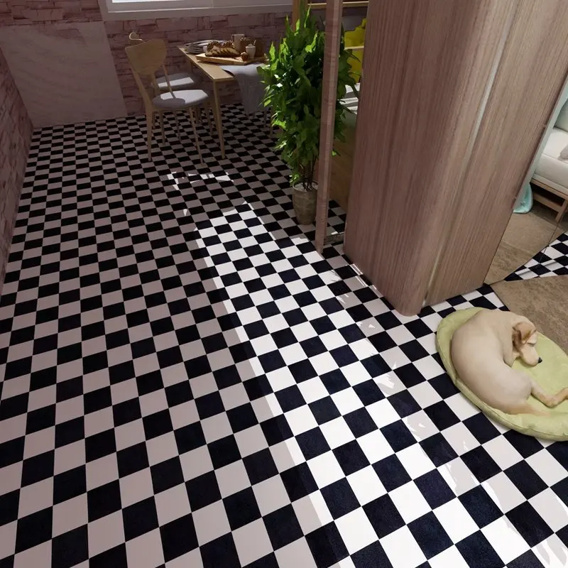 VinyI Floor Stickers Black and White Lattice Wallpapers Waterproof Wall Tiles for Kitchen Bathroom Bedroom Decals Floor Stickers
VinyI Floor Stickers Black and White Lattice Wallpapers Waterproof Wall Tiles for Kitchen Bathroom Bedroom Decals Floor Stickers