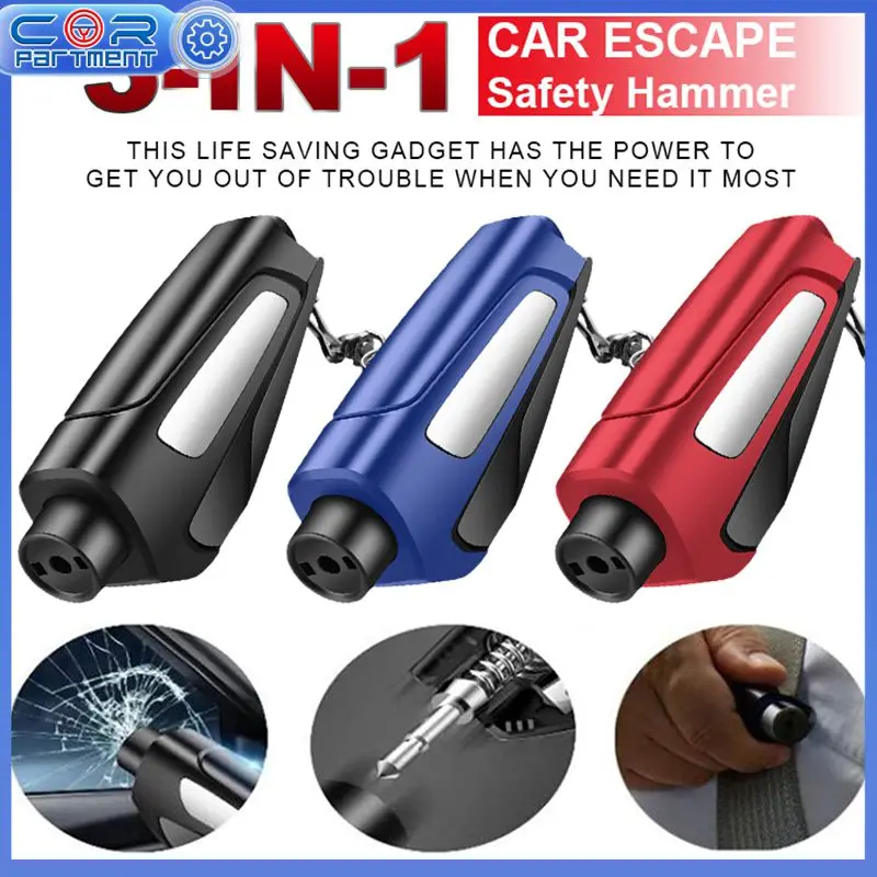 Seat Belt Cutter Keychain Mini Multifunctional Car Window Breaker Durable Universal Portable Seat Safety Hammer Auto Glass
Seat Belt Cutter Keychain Mini Multifunctional Car Window Breaker Durable Universal Portable Seat Safety Hammer Auto Glass