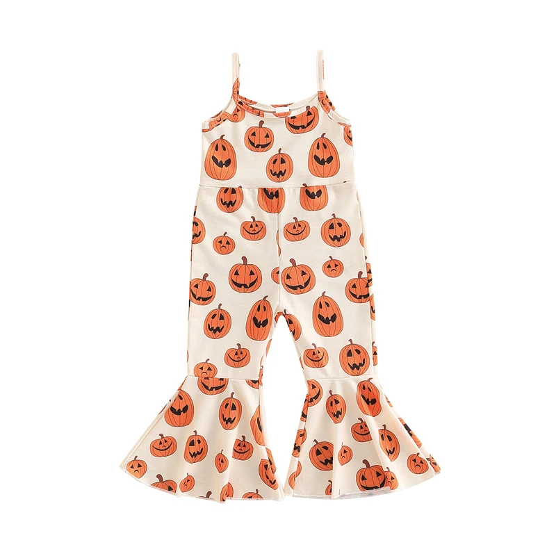 Toddler Kids Girls Halloween Rompers Pumpkin Print Sleeveless Sling Jumpsuits Fashion Flare Pants Clothes
Toddler Kids Girls Halloween Rompers Pumpkin Print Sleeveless Sling Jumpsuits Fashion Flare Pants Clothes