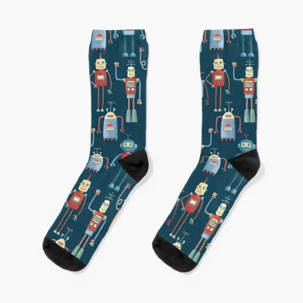 Vintage Retro Robots Crew Socks Autumn Unisex Breathable Black Pattern Cute Funny Ladies Cartoon Cotton Best Sports Comfortable
Vintage Retro Robots Crew Socks Autumn Unisex Breathable Black Pattern Cute Funny Ladies Cartoon Cotton Best Sports Comfortable