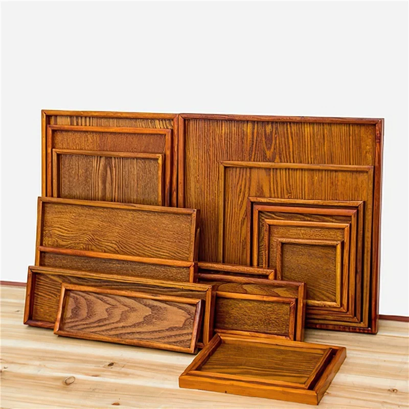 Wooden Tray Japanese Brown 30cm Square Rectangle Coffee Tea Set Tableware Pallet Food Plate Home Kitchen Storage Supplies
Wooden Tray Japanese Brown 30cm Square Rectangle Coffee Tea Set Tableware Pallet Food Plate Home Kitchen Storage Supplies
