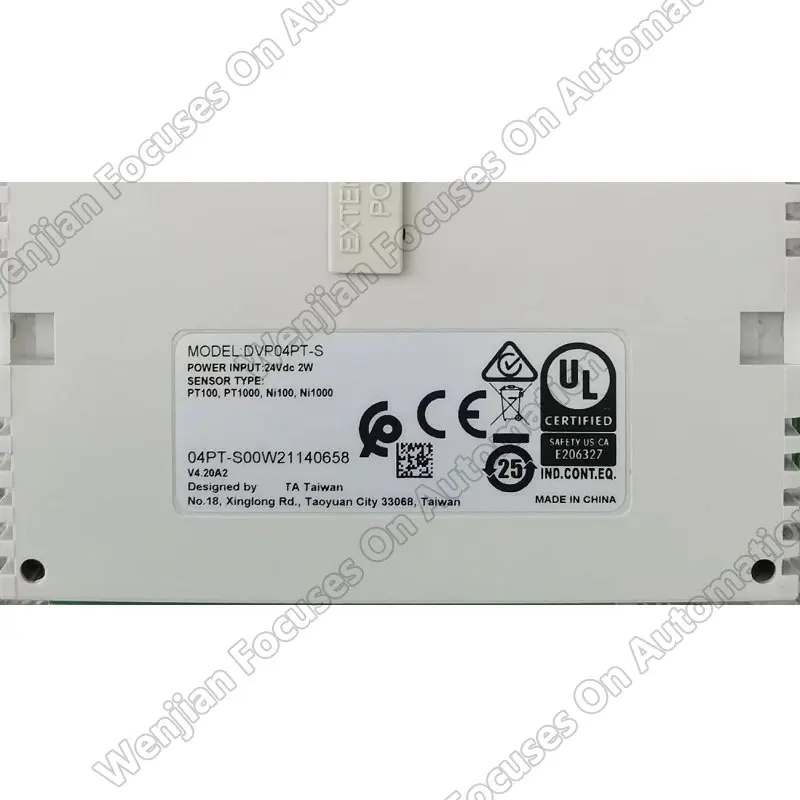 Программируемый Модуль расширения модуля измерения температуры PLC DVP-S Series DVP04PT-S DVP04TC-S
Программируемый Модуль расширения модуля измерения температуры PLC DVP-S Series DVP04PT-S DVP04TC-S