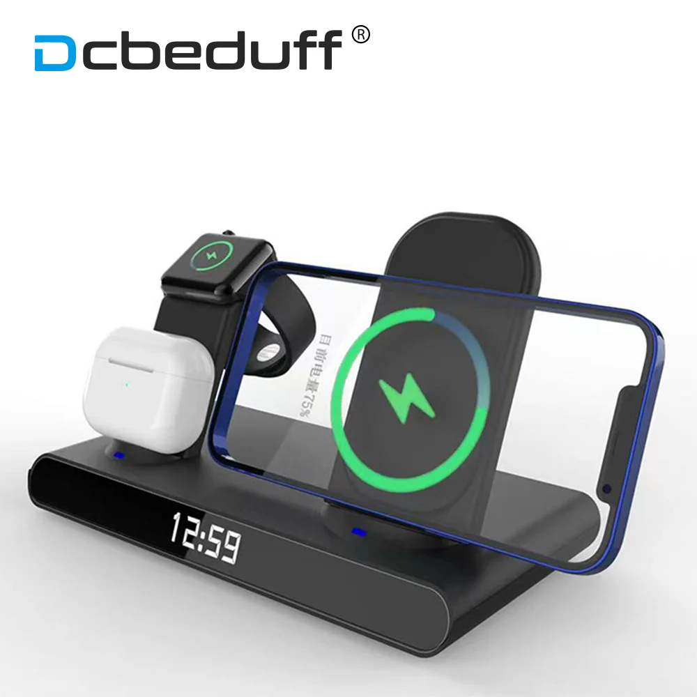 3 in 1 Qi Wireless Charger Watch Charger Dock Station For iPhone 13 12 11 Max 8 Apple Watch Airpods Charger Stand Fast Charging
3 in 1 Qi Wireless Charger Watch Charger Dock Station For iPhone 13 12 11 Max 8 Apple Watch Airpods Charger Stand Fast Charging