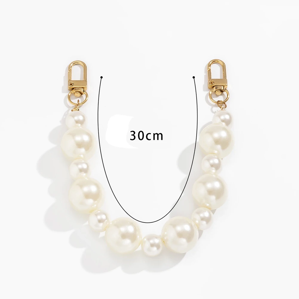 Women Imitated Pearl Bag Chain Replacement Handles Shoulder Bag Strap Handbag Female Handle Belt Bag Parts
Women Imitated Pearl Bag Chain Replacement Handles Shoulder Bag Strap Handbag Female Handle Belt Bag Parts