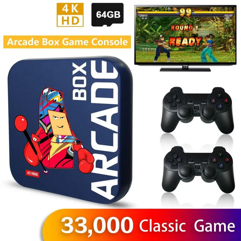 Аркадная игровая консоль для PS1/DC/Naomi 64 ГБ, Классическая Ретро консоль 33000 + игр, супер консоль 4K HD, дисплей на ТВ, проектор, монитор
Аркадная игровая консоль для PS1/DC/Naomi 64 ГБ, Классическая Ретро консоль 33000 + игр, супер консоль 4K HD, дисплей на ТВ, проектор, монитор