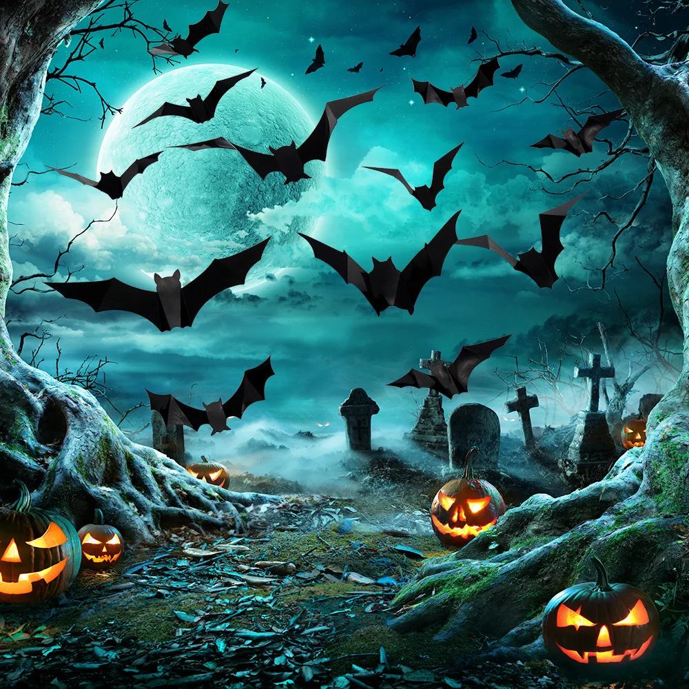 3D Stereo Halloween PET Bat Spider DIY Wall Sticker Garage Window Arrangement Festive Decoration Room Decor Wallpaper Trap
3D Stereo Halloween PET Bat Spider DIY Wall Sticker Garage Window Arrangement Festive Decoration Room Decor Wallpaper Trap