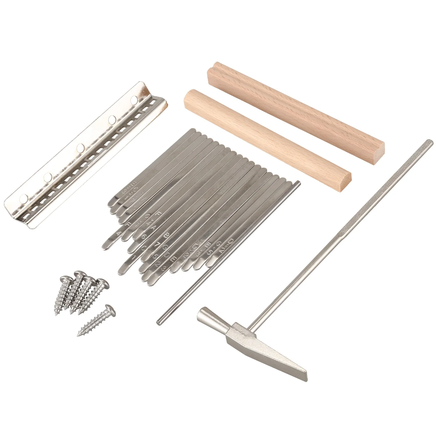 17 Keys Kalimba Thumb Finger Piano DIY Keys+Bridge+Tuning Hammer Kit Musical Instrument Part Accessories
17 Keys Kalimba Thumb Finger Piano DIY Keys+Bridge+Tuning Hammer Kit Musical Instrument Part Accessories