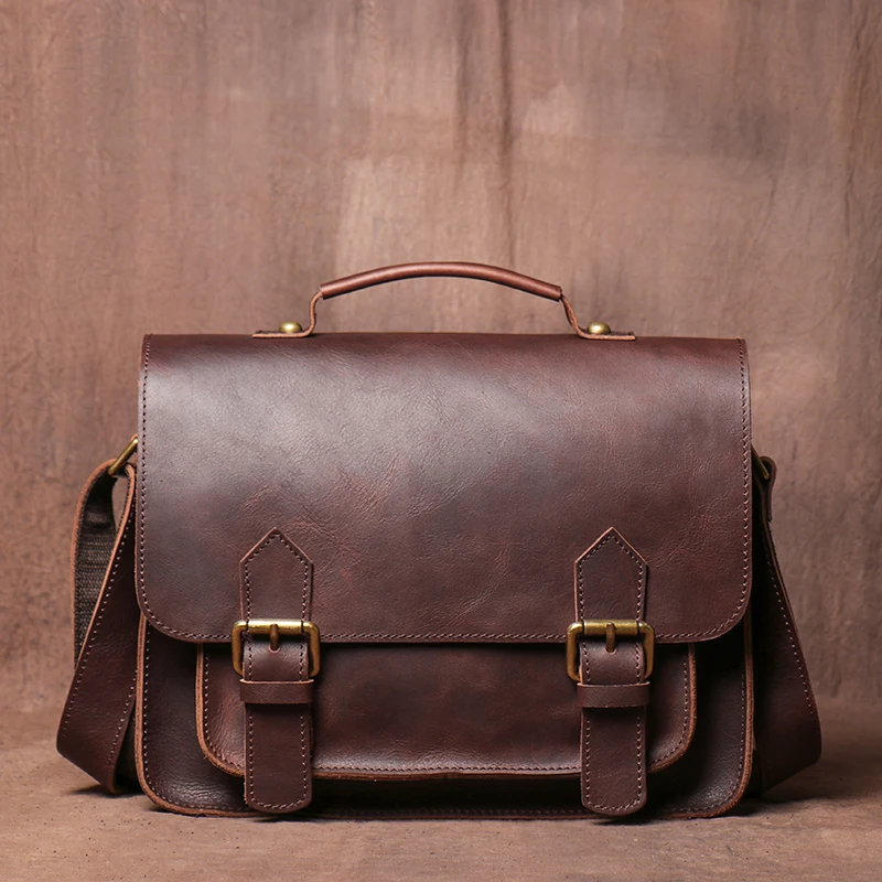 For Handbag Style Genuine Satchels Leather Shoulder Crossbody Bag Bag Messenger Men Vintage College Handbags Man Strap Bag
For Handbag Style Genuine Satchels Leather Shoulder Crossbody Bag Bag Messenger Men Vintage College Handbags Man Strap Bag