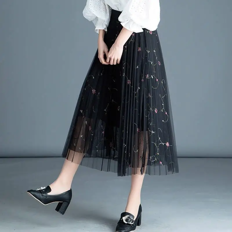 Long A- line Large Hem Mesh Skirt Overknee Dress Skirts Lace Gauzy Dress Woman Skirts Mujer Faldas Saias Mulher
Long A- line Large Hem Mesh Skirt Overknee Dress Skirts Lace Gauzy Dress Woman Skirts Mujer Faldas Saias Mulher