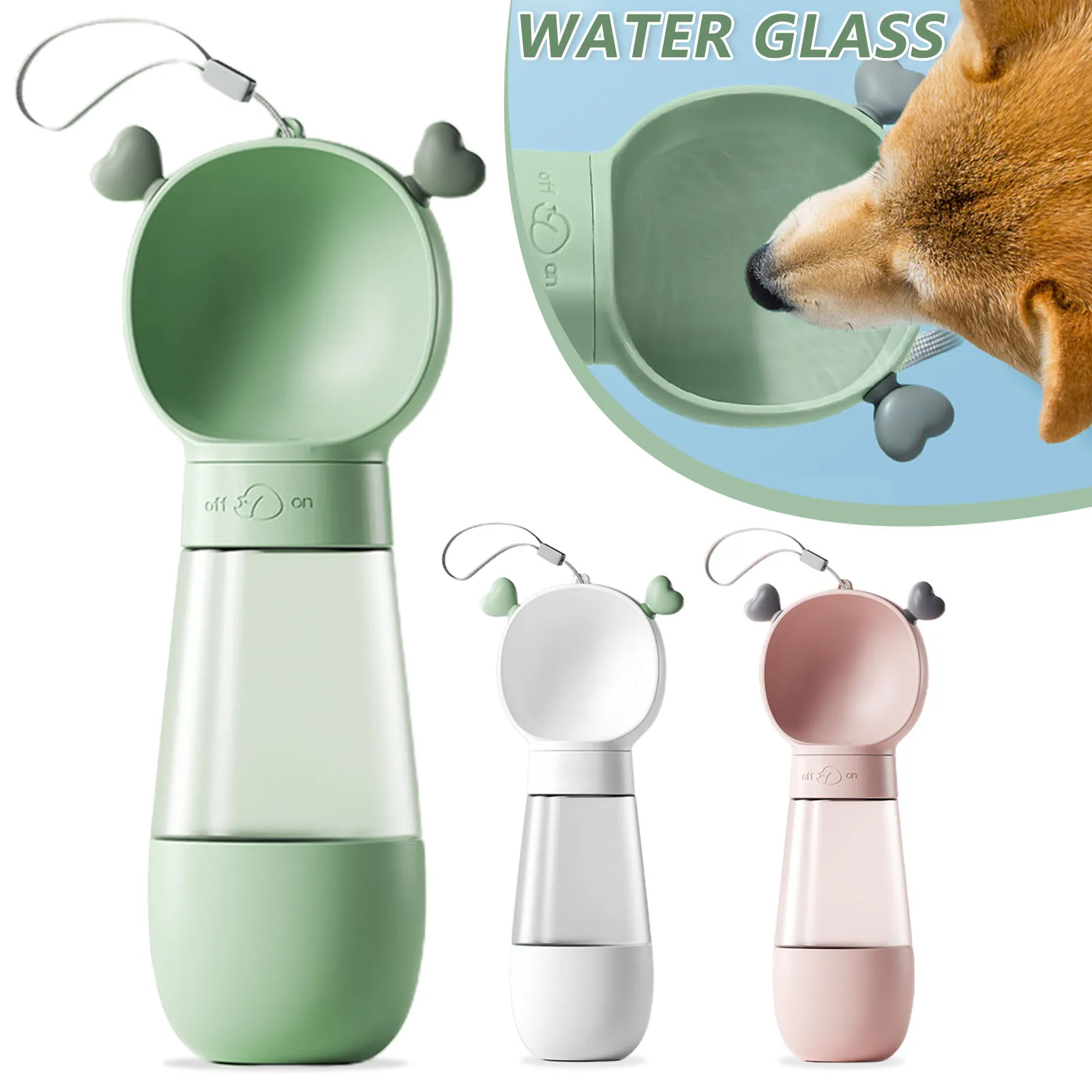 Dog Water Bottle Portable with Bottom Feeding Container for Walking Dog Accompanying Cup Water Supplies Rotary Switch pjop
Dog Water Bottle Portable with Bottom Feeding Container for Walking Dog Accompanying Cup Water Supplies Rotary Switch pjop