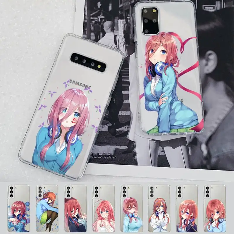 Nakano miku Gotoubun no Hanayome Phone Case for Samsung A21s A03s A31 A12 A71 A51 A52 A30s A40 A20 A10 Note 20ultra Clear Case
Nakano miku Gotoubun no Hanayome Phone Case for Samsung A21s A03s A31 A12 A71 A51 A52 A30s A40 A20 A10 Note 20ultra Clear Case