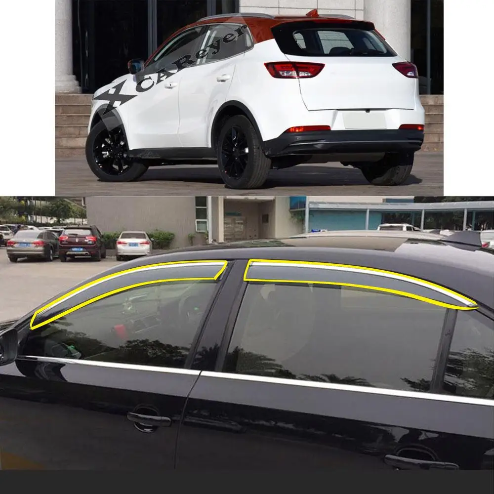 Car Body Styling Sticker Deflectors Plastic Window Glass Wind Visor Rain/Sun Guard Vent Parts For BORGWARD BX3 2020-2022
Car Body Styling Sticker Deflectors Plastic Window Glass Wind Visor Rain/Sun Guard Vent Parts For BORGWARD BX3 2020-2022