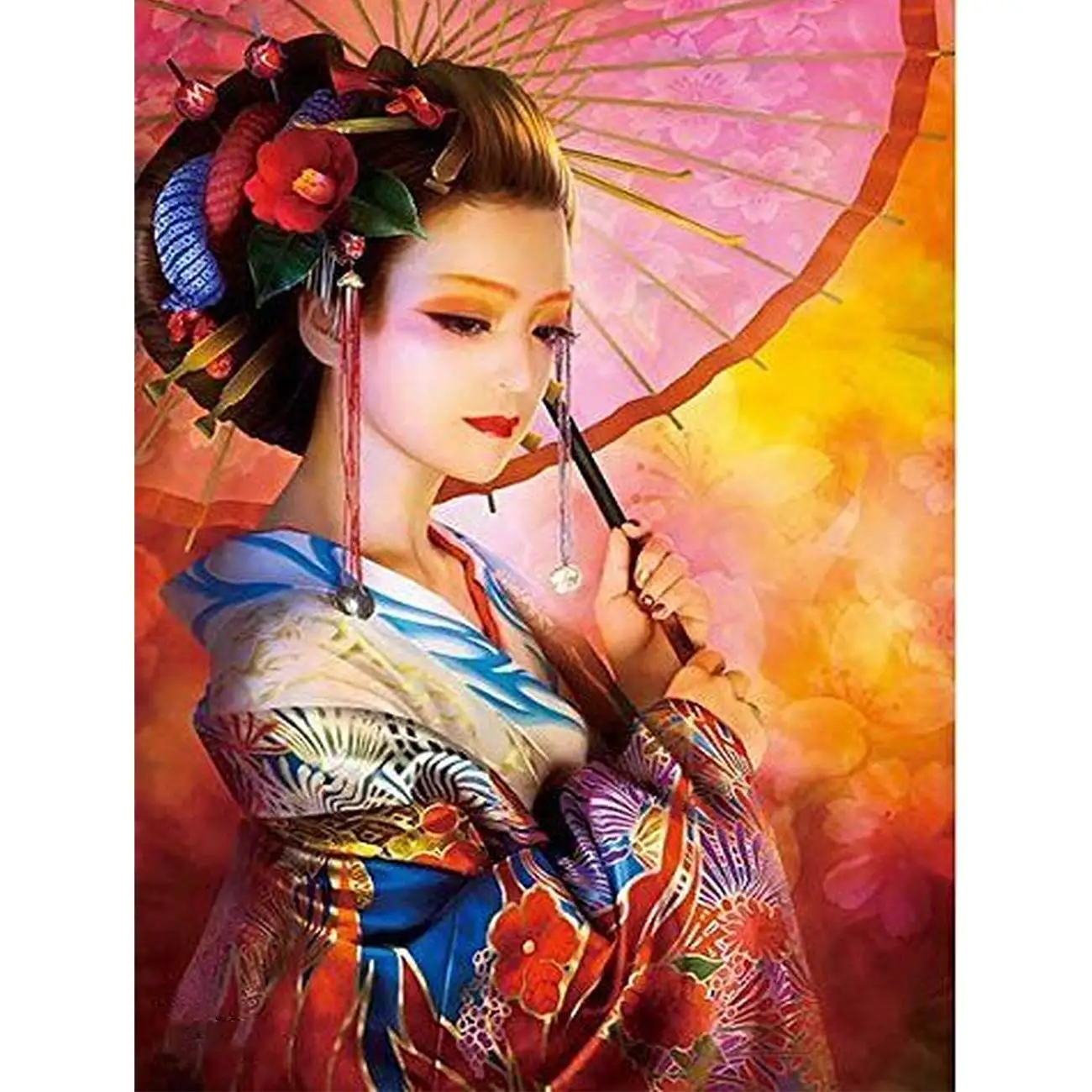 5D Diamond Painting Japanese Women Full Drill by Number Kits, DIY Diamond Set Arts Craft Decorations
5D Diamond Painting Japanese Women Full Drill by Number Kits, DIY Diamond Set Arts Craft Decorations