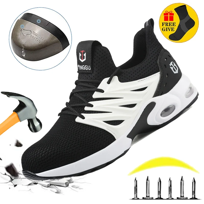 Sports Safety Shoes Men European Standard Steel Toe Cap Safety Boots Work Sneakers Men Indestructible Shoes For Men Women
Sports Safety Shoes Men European Standard Steel Toe Cap Safety Boots Work Sneakers Men Indestructible Shoes For Men Women